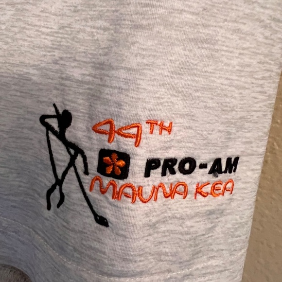 Mauna Kea 44th Pro Am Straight Down Golf Shirt Sz Med Traditional w/Logo - Picture 4 of 7